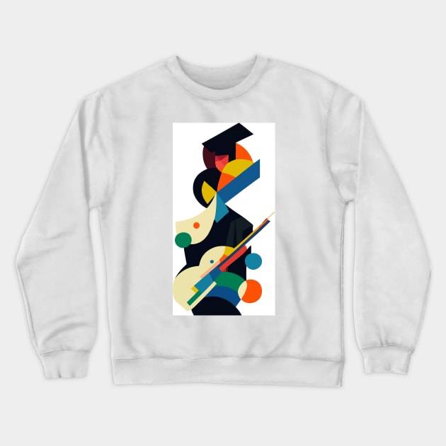 Abstract artist Crewneck Sweatshirt by loucaski